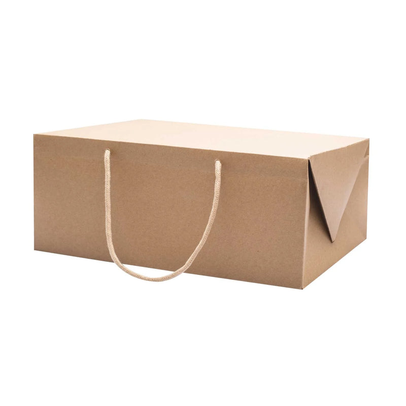 Borsa Bag Box Porta Colomba Avana 33,5 x 23,5 x 14 cm