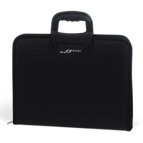 Cartella Portadisegni Lebez in PP Nero con Manici 35 x 26 x 3 cm