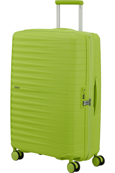 Valigia Media Espandibile American Tourister Fastforward Spinner con TSA 68 cm Neon Lime