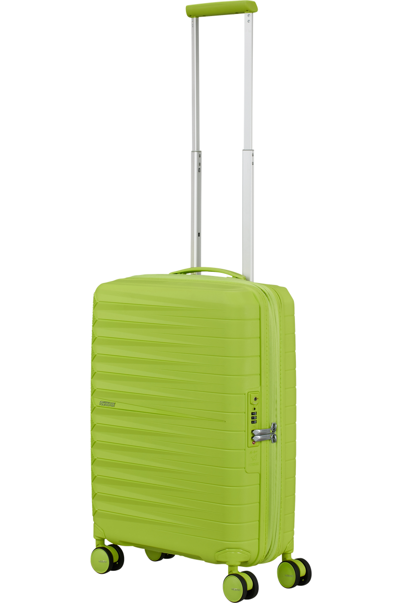 Valigia da Cabina Espandibile American Tourister Fastforward Spinner con TSA 55 cm Neon Lime