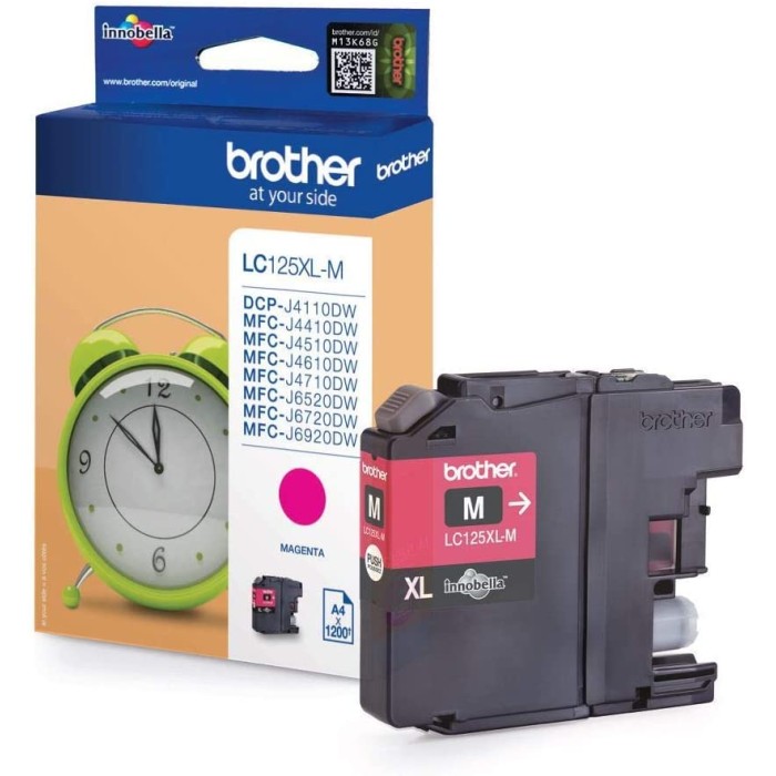 Cartuccia Originale Brother LC125 XL Magenta