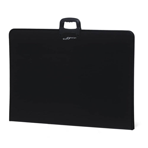 Cartella Portadisegni Lebez in PP Nero con Manici 75 x 53 x 3 cm