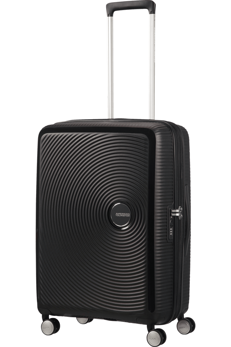 Valigia Media Espandibile American Tourister Soundbox Spinner 67 cm con TSA Bass Black