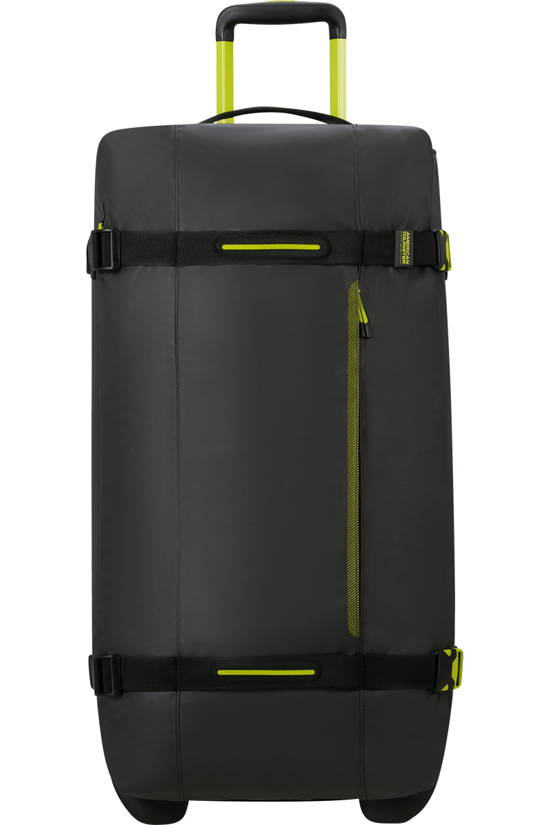 Borsone con Ruote American Tourister Urban Track L Coated Black e Lime