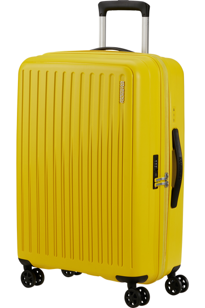 Valigia Media American Tourister Rejoy Spinner 68 cm con TSA Electric Yellow