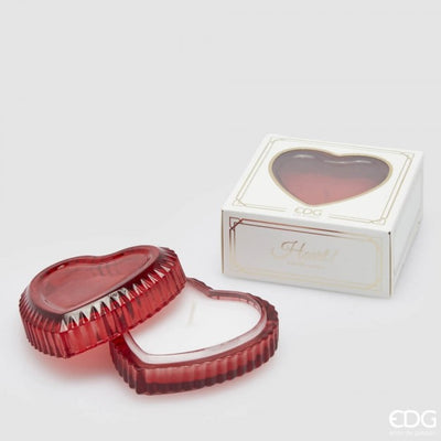 Candela Cuore Bianco 9 x 4 cm