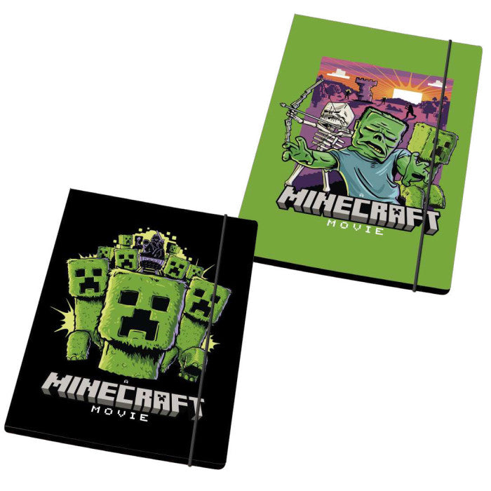 Cartella 3 Lembi Minecraft Movie / Copertine Assortite