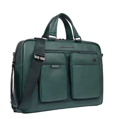 Borsa Piquadro Liko Porta PC 15,6'' e iPad®Pro 12,9'' Verde