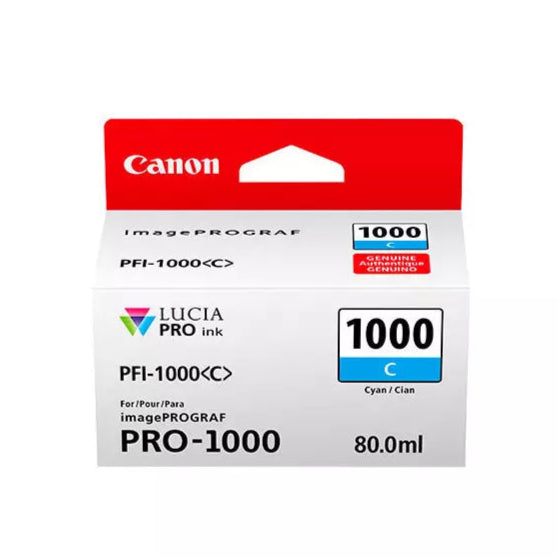 Cartuccia Originale Canon PFI-1000 Ciano