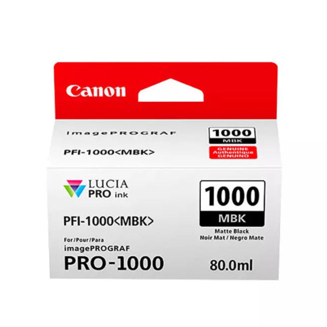 Cartuccia Originale Canon PFI-1000 Nero Opaco