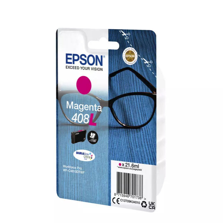 Cartuccia Originale Epson 408 L Magenta