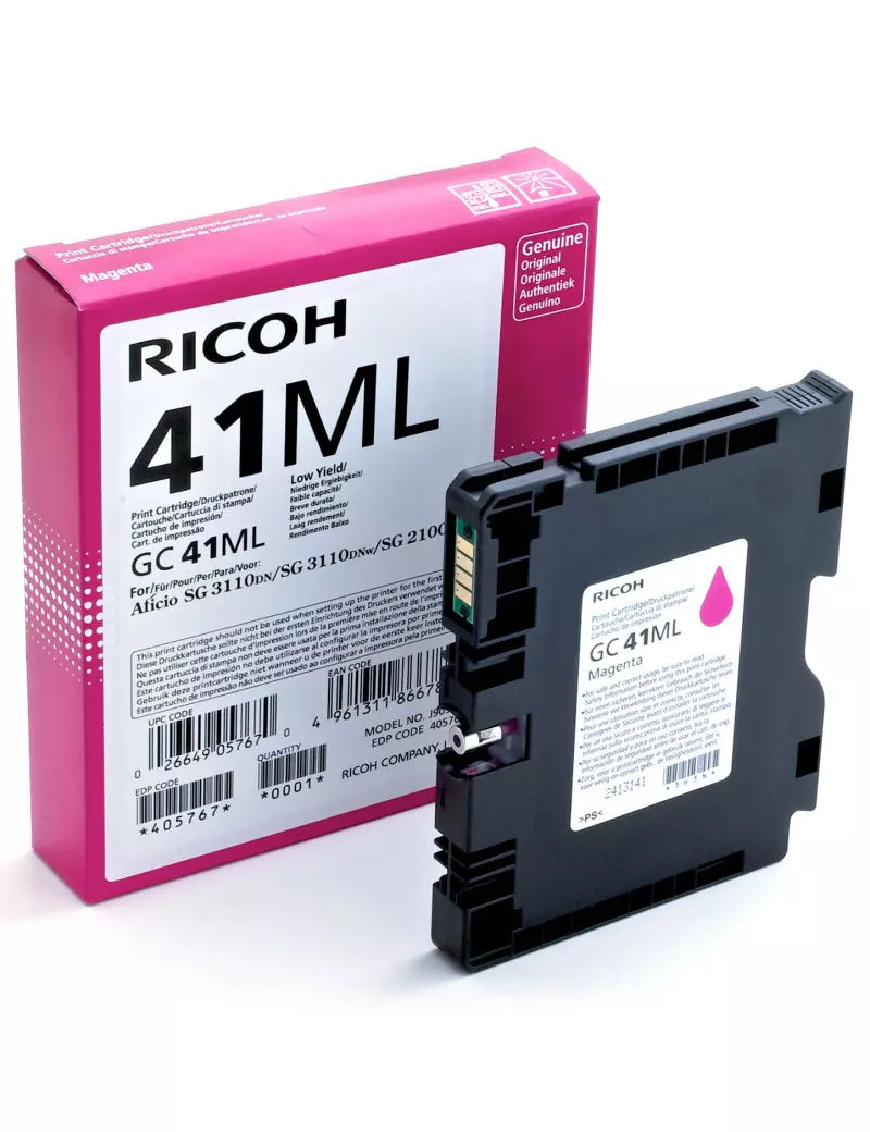 Cartuccia Originale Ricoh GC 41ML Magenta