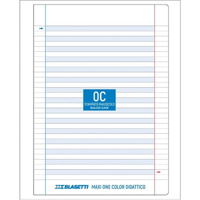 Quaderno Maxi Didattico Rigatura Speciale per Disgrafici Riga C / 100 gr / 18 fogli