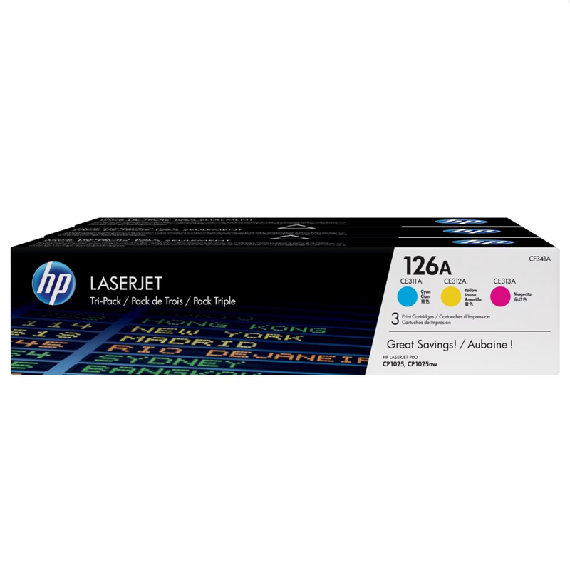 Multipack Toner Originale HP 126A Color - 3 pezzi