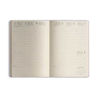 Agenda 12 Mesi Settimanale Verticale Ciak Mate in Similpelle 2025 - 15 x 21 cm