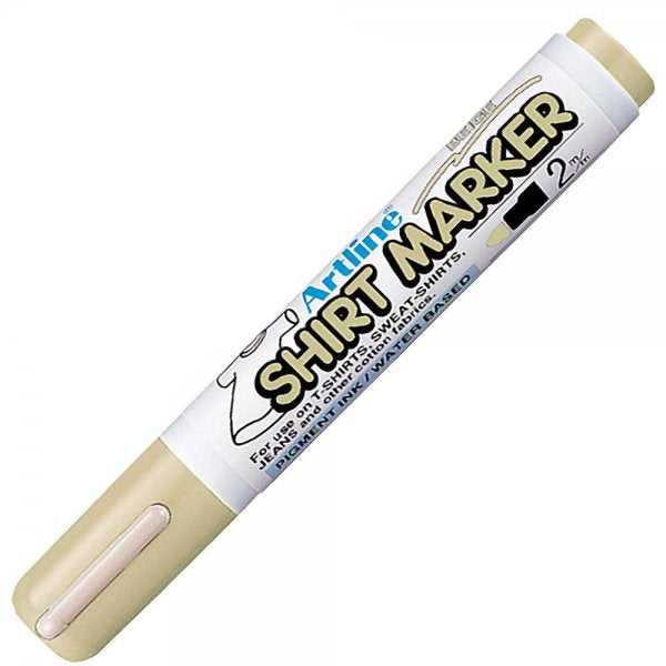 Pennarello Marcatore Artline T-Shirt a Punta Conica 2 mm per Tessuto Beige