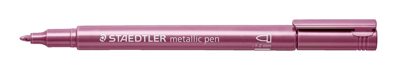 Marcatore Staedtler Metallic 8323 con Punta 1-2 mm Rosa Antico