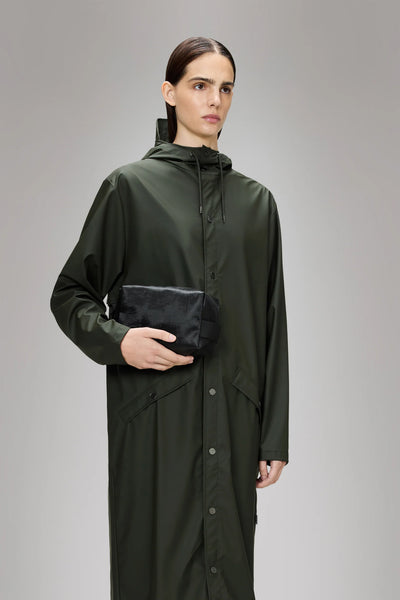 Beauty Case RAINS Wash Bag Small Impermeabile W3 Coal