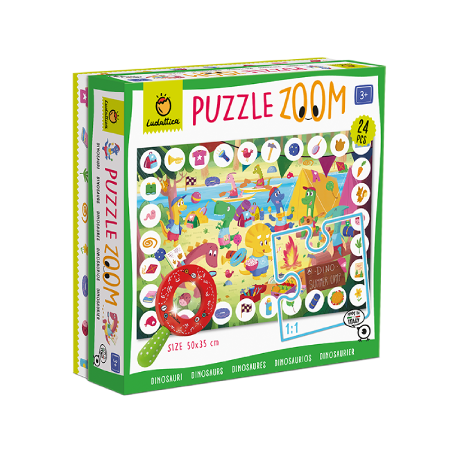 Puzzle Zoom - Dinosauri