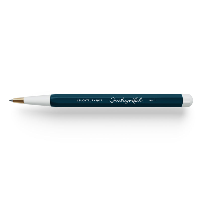 Penna a Sfera Leuchtturm 1917 Drehgriffel con Fusto Deep Sea e Inchiostro Blu