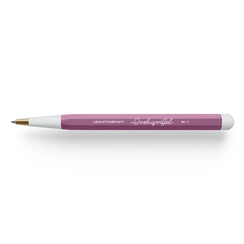 Penna a Sfera Leuchtturm 1917 Drehgriffel con Fusto Dusty Rose e Inchiostro Blu