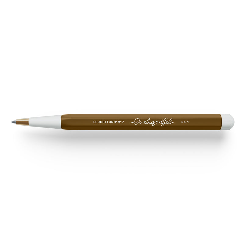 Penna a Sfera Leuchtturm 1917 Drehgriffel con Fusto Spice Brown e Inchiostro Blu
