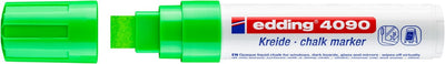 Pennarello a Gesso Liquido Edding Window 4090 a Punta Largo 4-15 mm Verde Pistacchio