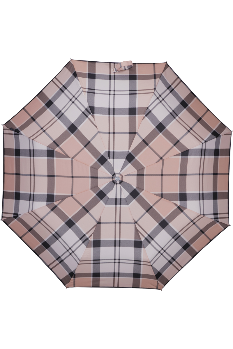 Ombrello Samsonite Alu Drop S con Apertura e Chiusura Automatica Beige Check