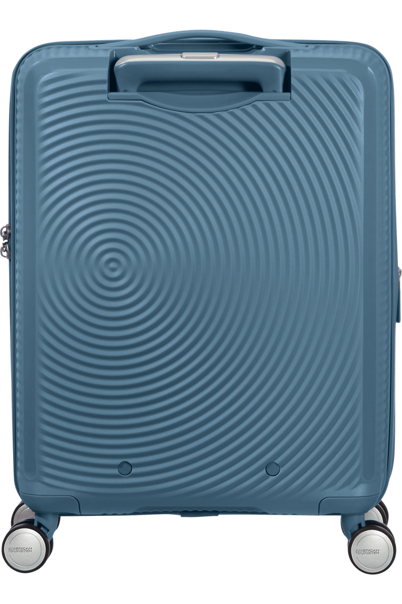 Valigia da Cabina Espandibile American Tourister Soundbox Spinner 55 cm con TSA Stone Blue