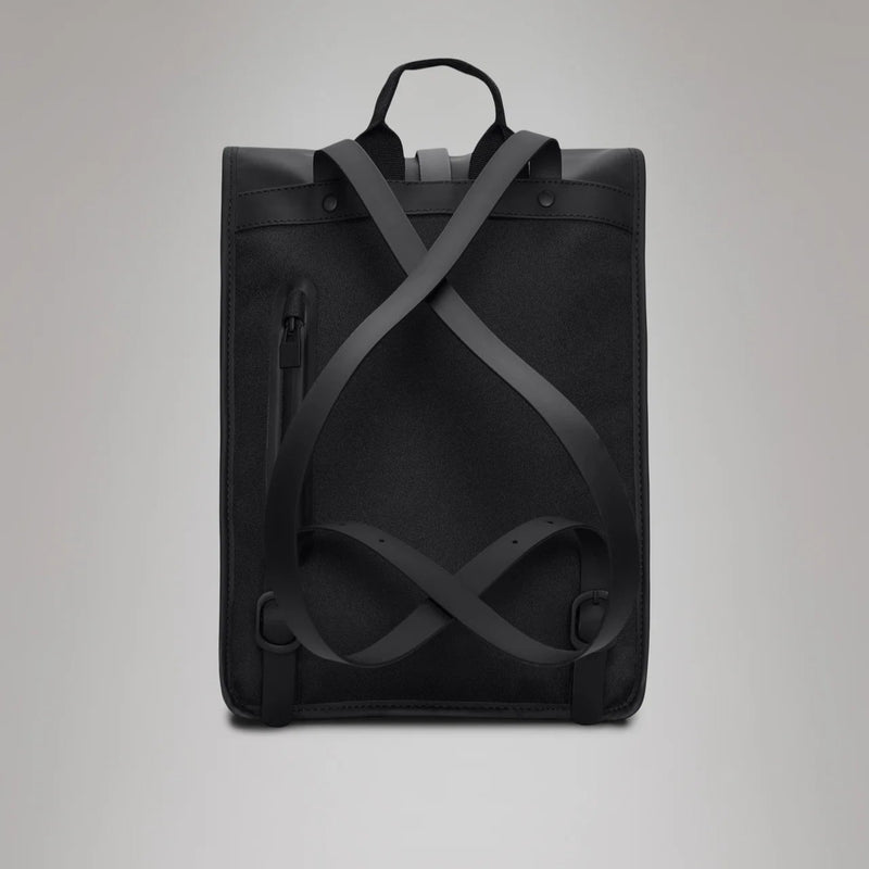 Zaino RAINS Rolltop Rucksack Mini Impermeabile W3 Black