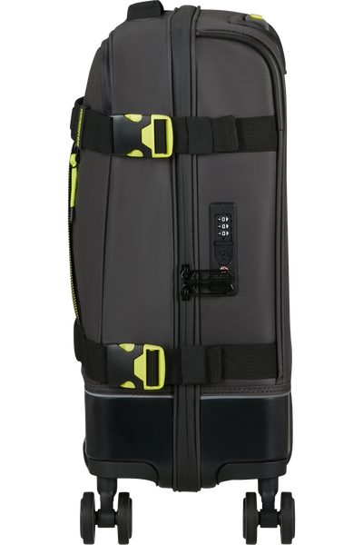 Valigia Morbida da Cabina American Tourister Urban Track Spinner con TSA Coated Black e Lime