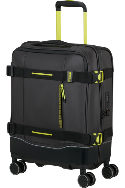 Valigia Morbida da Cabina American Tourister Urban Track Spinner con TSA Coated Black e Lime