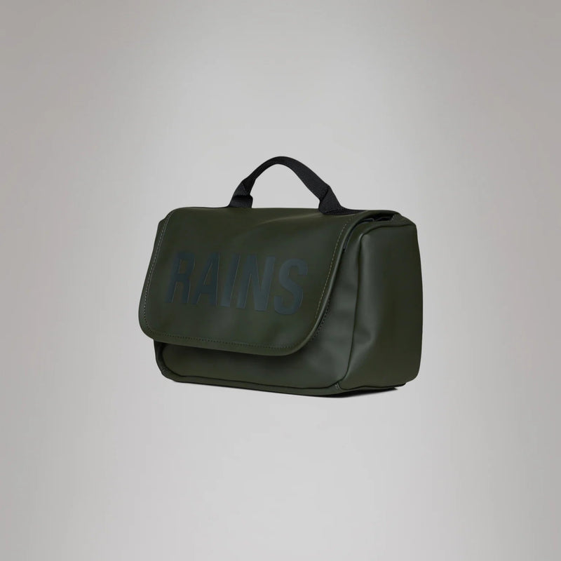 Beauty Case Texel Wash Bag RAINS Impermeabile W3 Green