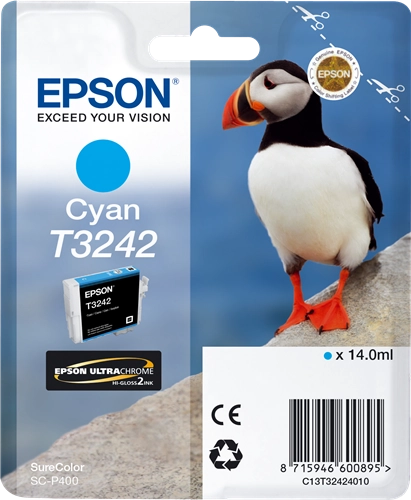 Cartuccia Originale Epson T3242 Ciano