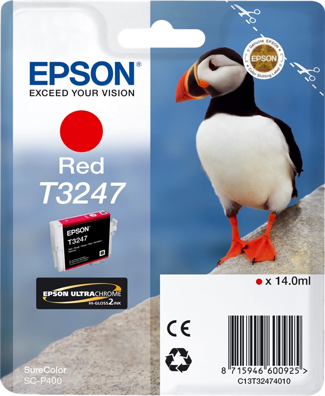 Cartuccia Originale Epson T3247 Rosso