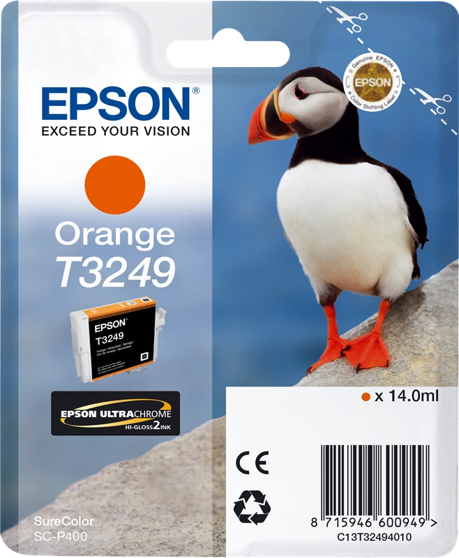Cartuccia Originale Epson T3249 Arancione