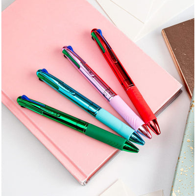 Penna a Sfera Osama 4Multi Chrome Old Silver