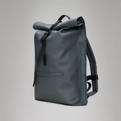 Zaino RAINS Rolltop Rucksack Impermeabile W3 Lagoon