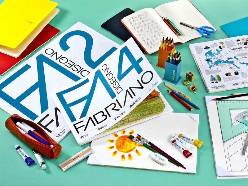 Album Da Disegno Arcobaleno 24x33cm - Carta 140g/mq, 20 Fogli, Punto Metallico - Foto 8