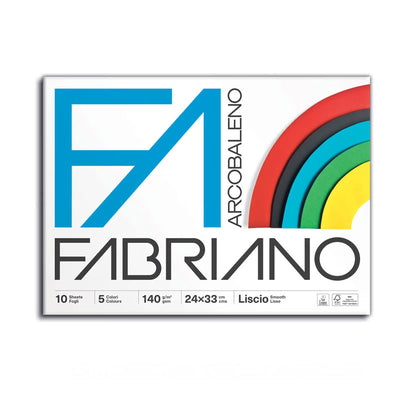Album Disegno Fabriano F4 Liscio 24 x 33 cm / 220 gr / 20 Fogli