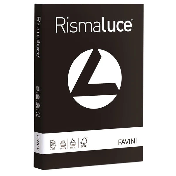 Carta Colorata Rismaluce Favini A3 Nero 90 gr / 300 Fogli