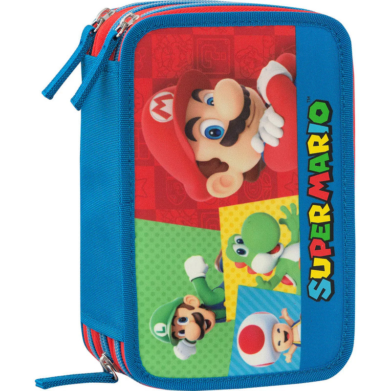 Astuccio 3 Zip Supermario