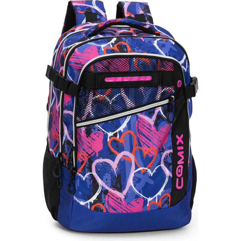 Zaino Scuola Organizzato Comix Wbs Spray Heart