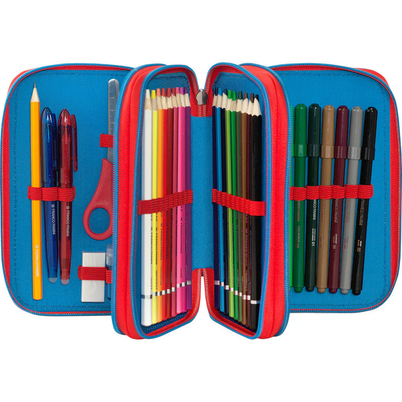 Astuccio 3 Zip Supermario