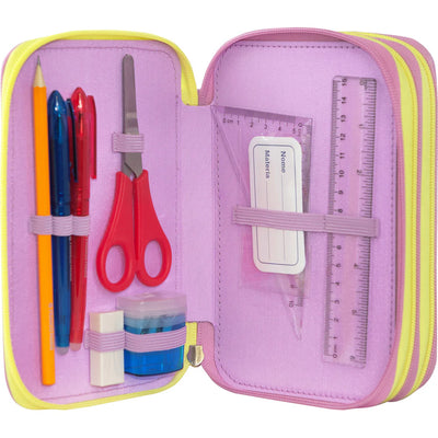 Astuccio 3 Zip Unicorno Mofumofu