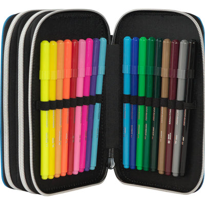 Astuccio 3 Zip Comix Wbs Spray Heart