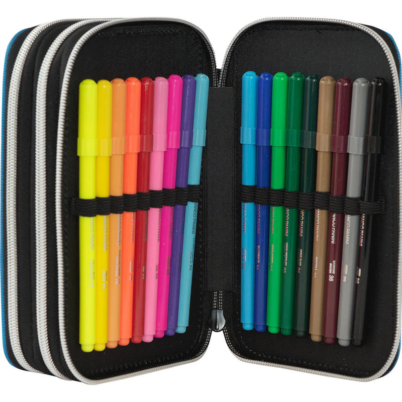 Astuccio 3 Zip Comix Wbs Spray Heart