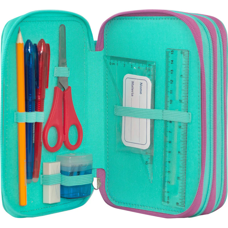 Astuccio 3 Zip Pinguino Mofumofu