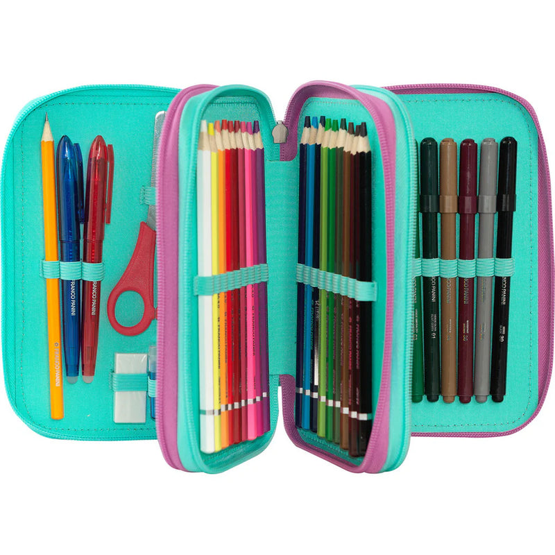 Astuccio 3 Zip Pinguino Mofumofu