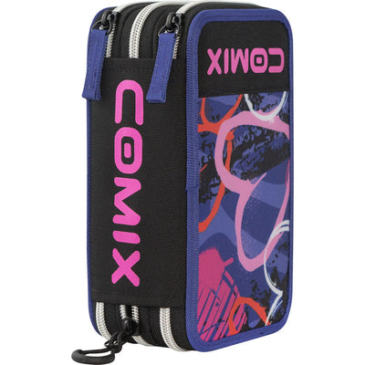Astuccio 3 Zip Comix Wbs Spray Heart